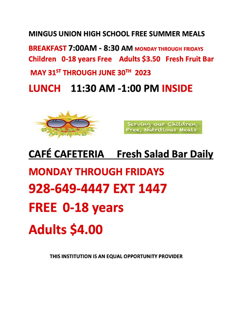 Free Summer Meals Flyer